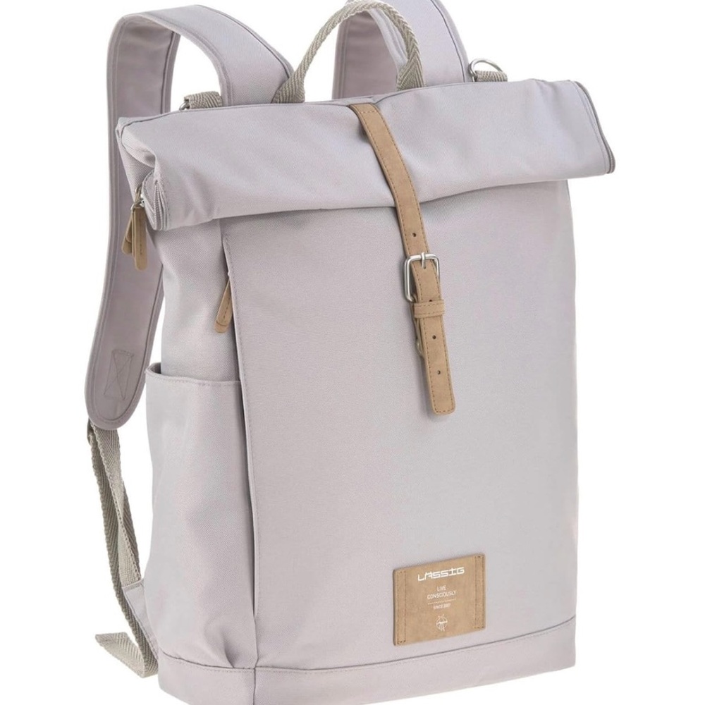 Lassig Roll-Top Diaper Backpack